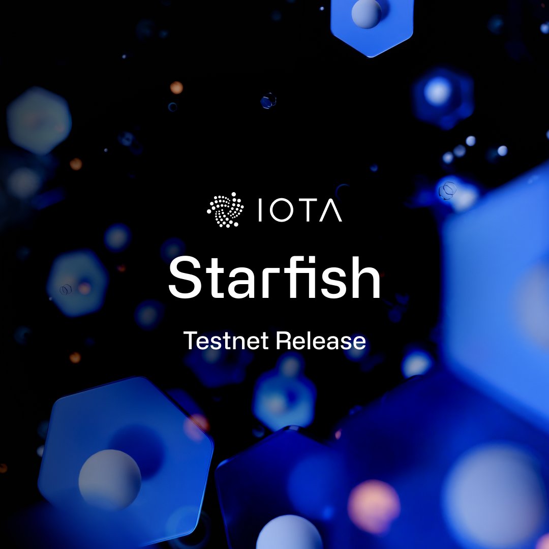 Starfish is now live on IOTA testnet.

It's a major consensus upgrade designed for the real world, where trust depends on reliable exchange across distributed systems at global scale.