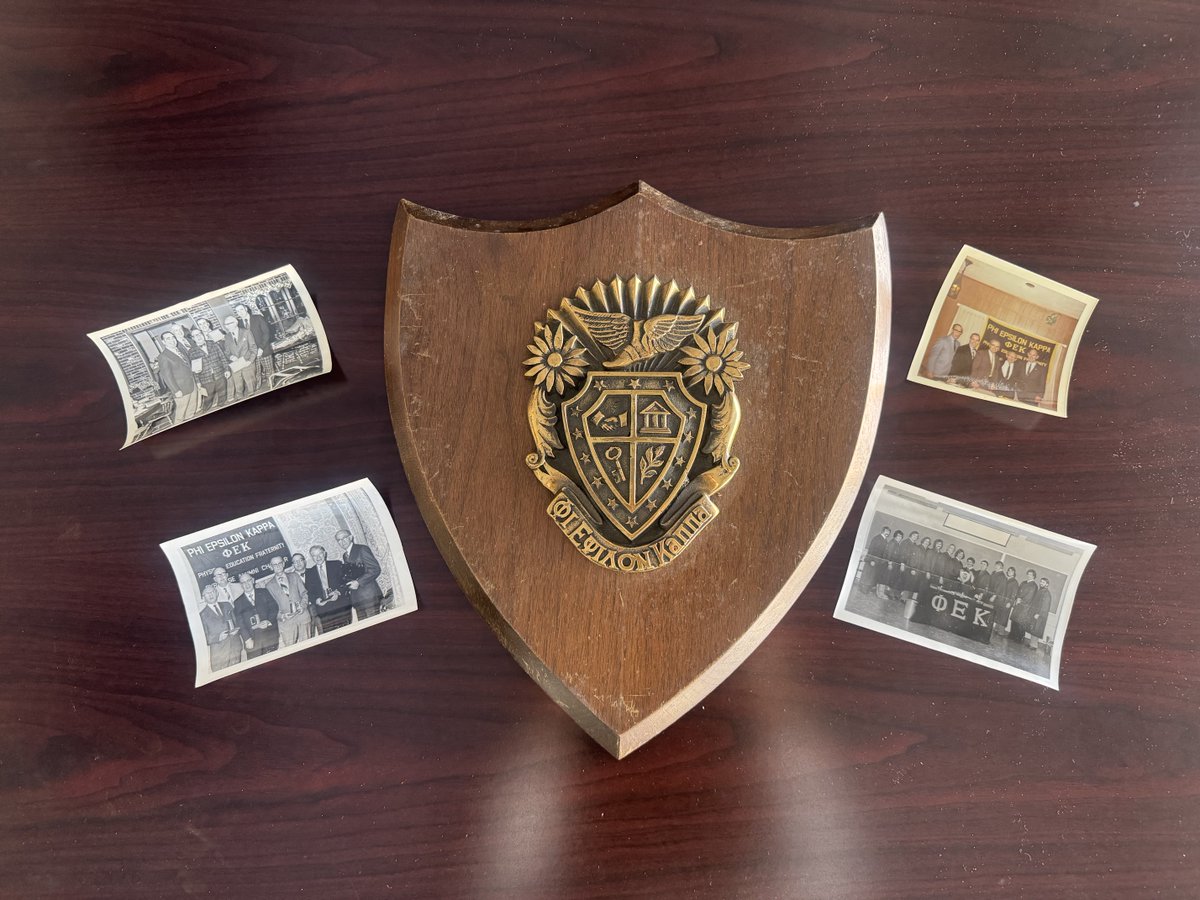 Thank you to NYS AHPERD for donating historical Phi Epsilon Kappa Fraternity artifacts! Honoring our legacy in kinesiology and professional development. #PhiEpsilonKappa #Kinesiology #FraternityHistory #PEKFraternity #NYSAPHERD #Legacy