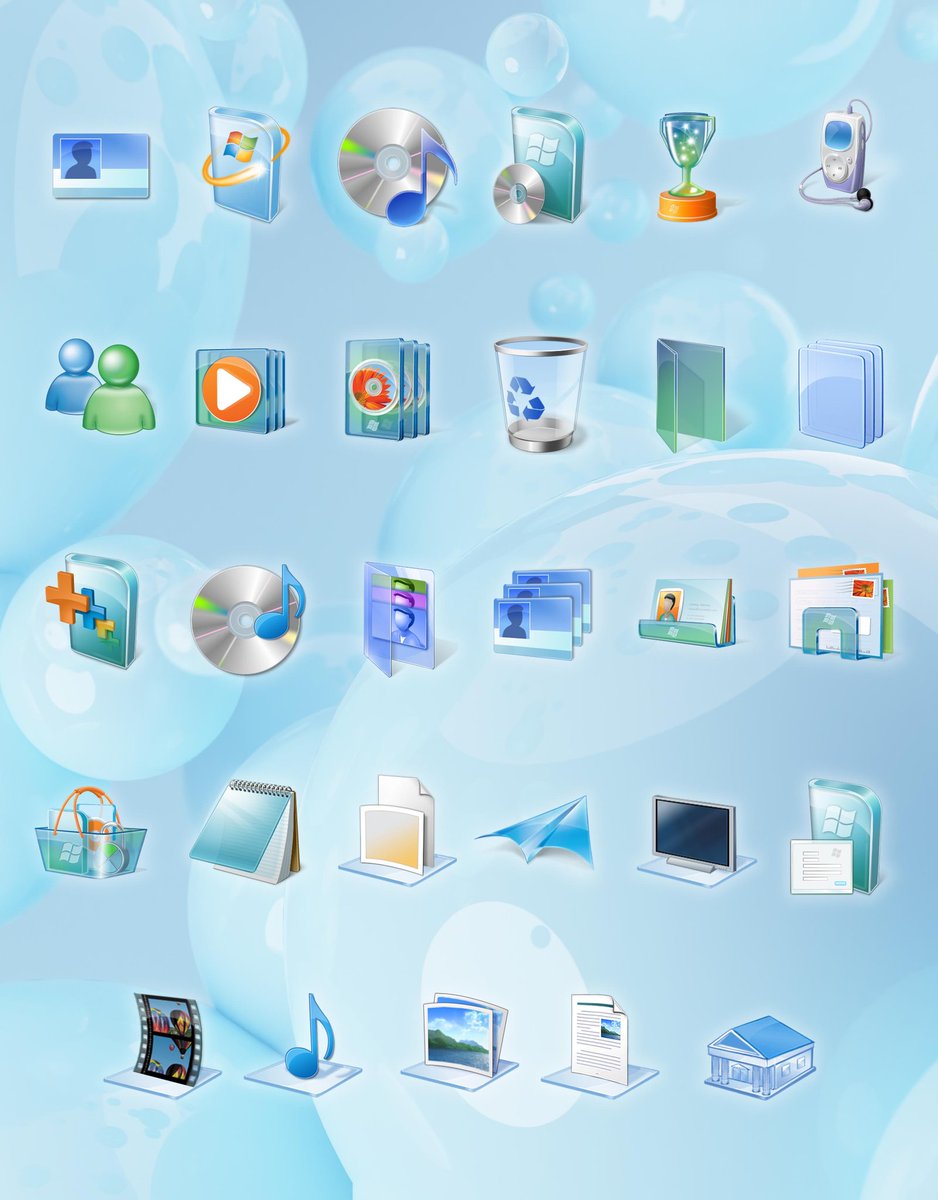 when windows icons were this pretty by default