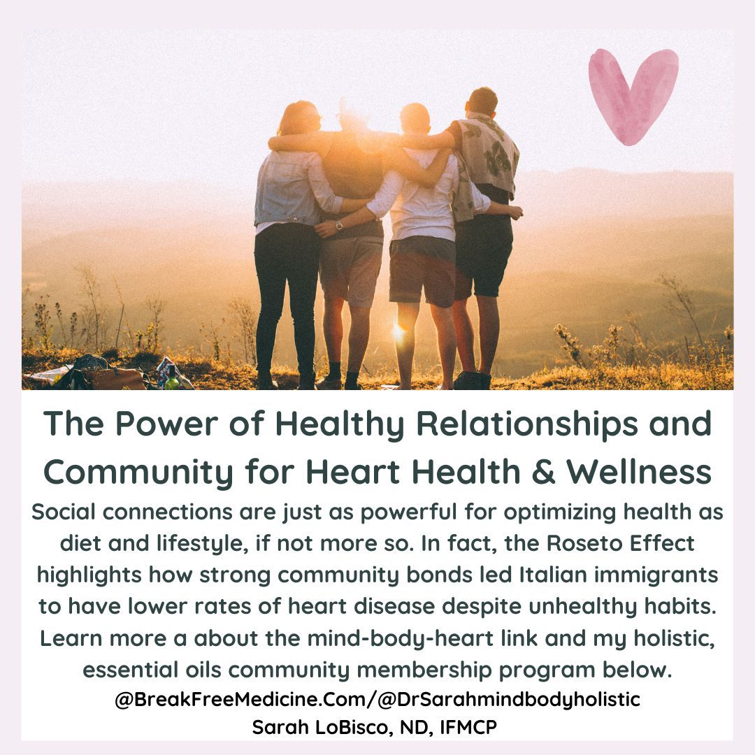 DrLoBisco's tweet image. How powerful is #socialsupport for health? The #Roseto Effect highlights how strong community bonds led Italian immigrants to have lower rates of #heartdisease despite unhealthy habits. buff.ly/HoofUNk#commun… support: buff.ly/EDcO2MP