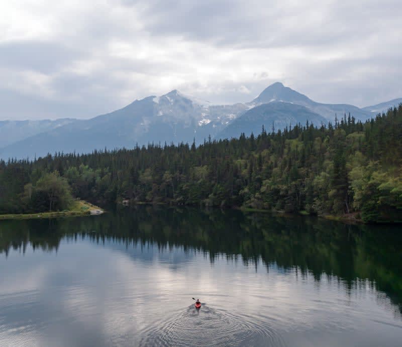 Skagway’s stunning landscapes feel even more magical from a kayak. 🛶💙  
Make unforgettable memories with Celebrity Cruises, where Alaska’s natural wonders are always front and center.  
Ready to explore? Let’s plan your Alaska adventure! ❄️🌄