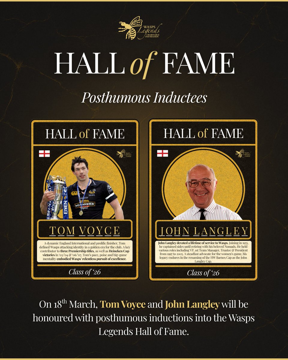 Wasps Legends Charitable Foundation tweet media