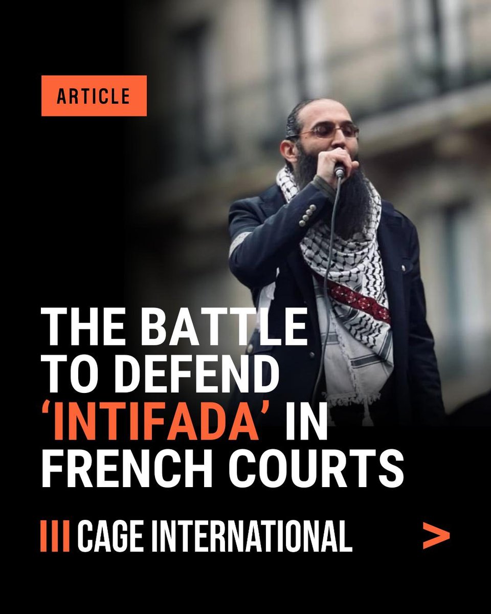 Elias d’Imzalene is being dragged through the French courts for one word: intifada.

A leading pro-Palestine activist and political advisor for Muslim organisations, he was charged over a speech at a Paris protest in September 2024, simply for using that word.

He was subjected