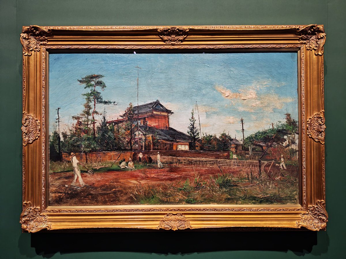 モダンアートの街・新宿」。長谷川利行《靉光像》。百貨店やカフェーが