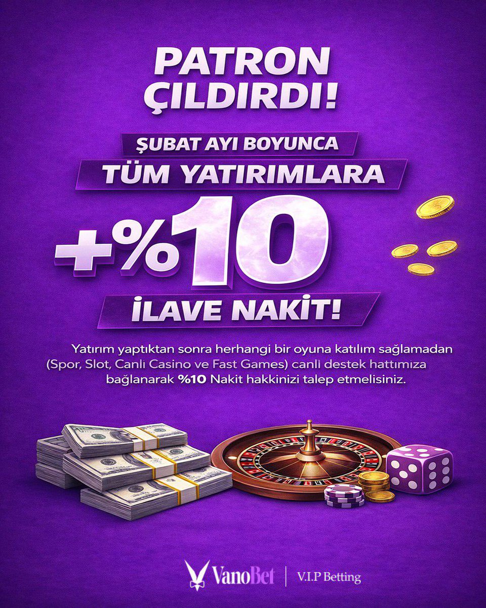 💜 Şubat Ayına Özel Fırsat!

💸 Tüm yatırımlara %10 çevrimsiz nakit ilave
⚡ Pullpay Havale ile min. yatırım sadece 250₺
🎯 Yatırım sonrası oyuna girmeden canlı destekten talep edebilirsin
🔒 Sadece link üzerinden üye olanlara özeldir

👉 kisa.link/GbKTu
