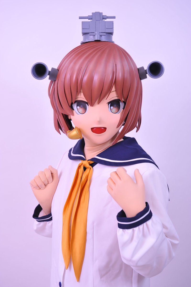 kig_root's tweet photo. もともとの雪風の頭の艤装が改二とはちょっと違うので、実は冬コミ初お披露目で改二仕様になっているのです～！ https://t.co/rqIXkypACJ