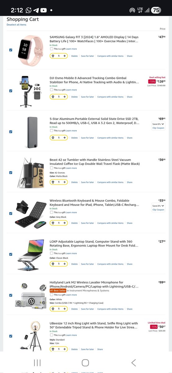 Solomon40615747's tweet photo. Gifting for Valentine’s Day is all about supporting the hustle! ❤️
I’m leveling up my fiancée’s content game with a DJI Osmo Mobile 8 & Hollyland mic, and keeping my brother sharp in cybersecurity with a Samsung Fit 3 & ergonomic setup.
Fingers crossed #CleVal clears my cart! https://t.co/AzdhNsCkw1