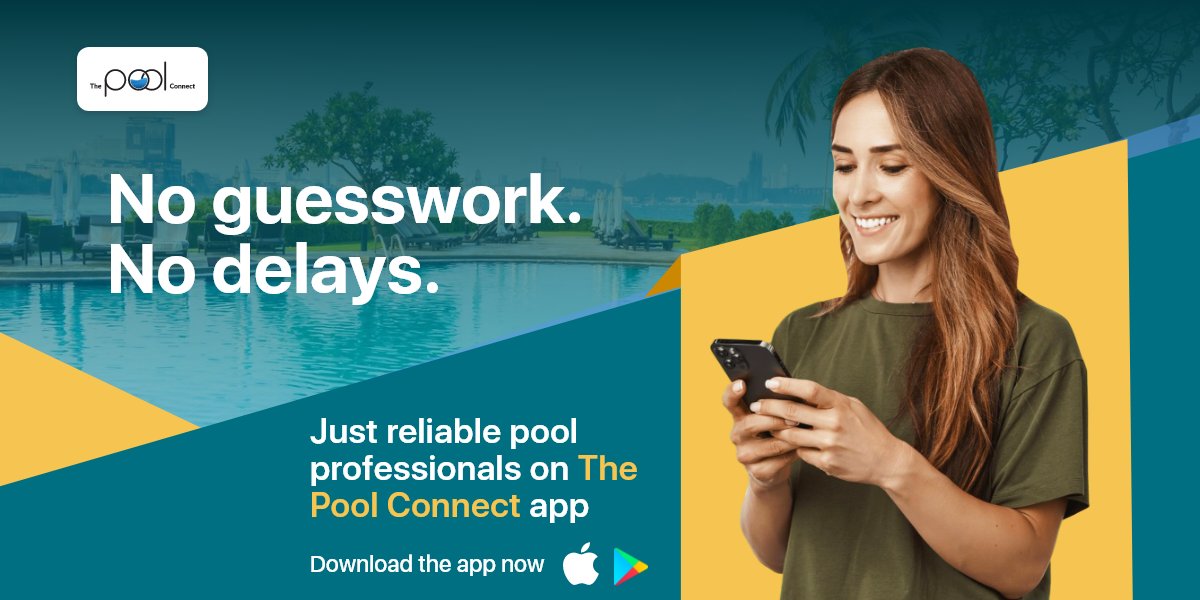 pool_connect's tweet photo. No guesswork. No delays. Just reliable pool professionals — all in one app.
Whether it’s maintenance, repairs, or new projects, The Pool Connect makes finding trusted pros fast and easy.
📲 Download the app and get started today.
Visit: https://t.co/blzzJKmTOw
#PoolConnect https://t.co/AHfqUnuyyG