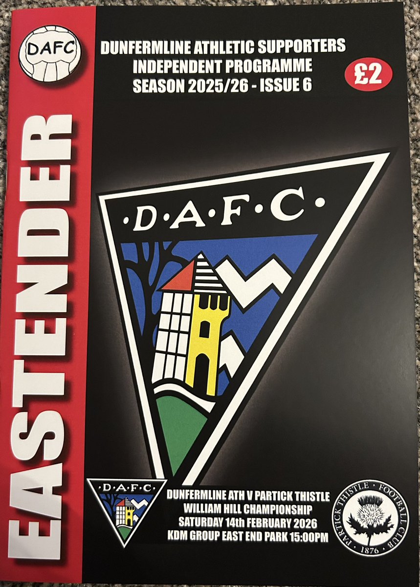 dafcscotsman's tweet photo. #EASTENDER issue 6 will be on sale outside ground from 1:15 on Saturday, we have increased production because of demand. #DAFC #PTFC https://t.co/6v6kYIQduS