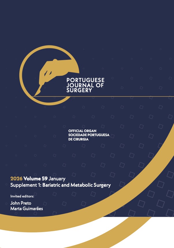 spcir's tweet photo. O Portuguese Journal of Surgery orgulha-se de publicar um número especial dedicado à cirurgia bariátrica e metabólica. À Direção da SPCO e aos elementos do capítulo de cirurgia bariátrica e metabólica da SPC, o nosso profundo agradecimento.
https://t.co/TpaS5pAEcA https://t.co/10fdR00qrW