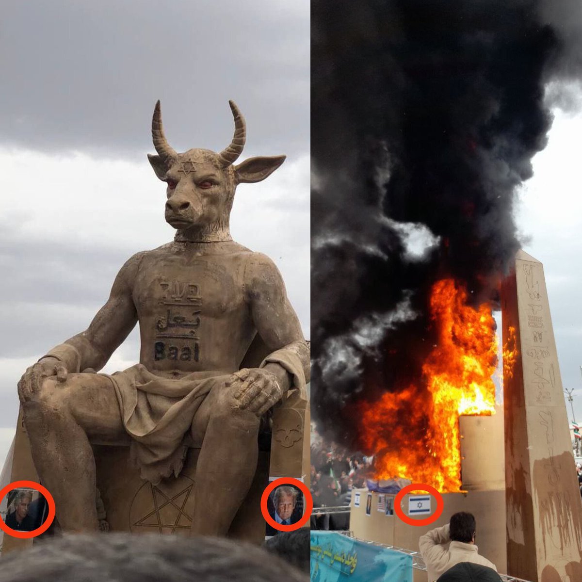HajAhmad128's tweet photo. In Iran, Baal was burned along with his soldiers. https://t.co/4Ban60AtHd