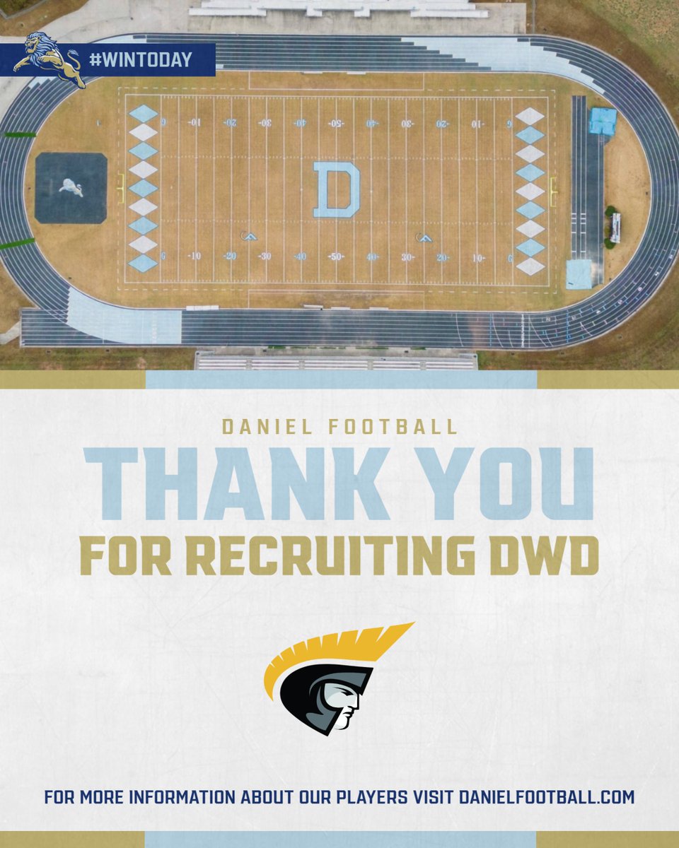 D.W. Daniel Football tweet media