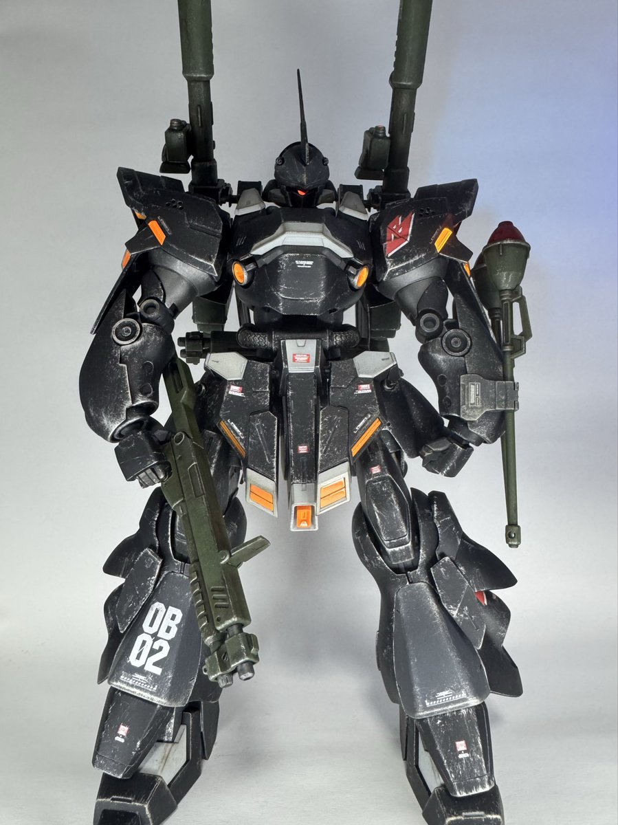 order_Anx2's tweet photo. ケンプファー•シュヴェーア
やっと完成とします。

いつも通りに汚してます。
膝下4mmくらい延長も、あとはちょこちょこと

(とりあえずやりたい事があるけど別のキットで試してからで

#ガンプラ https://t.co/kp1iwzP6Co