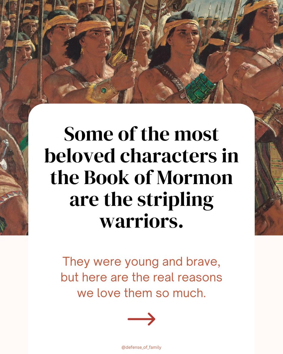 There are many stories about families in the Book of Mormon, but this is one of my very favorites.

These families were united in faith and purpose.

They put everything on the line and gave it all to God.

They were blessed for their faith and obedience.

They were not