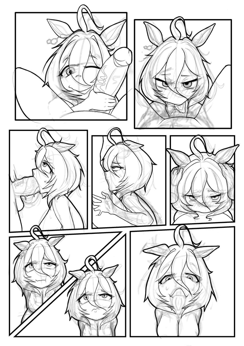 Finalmente Lineart 🦐🔥
(El siguente panel ya casi se cocina 🗿)
#AgnesTachyon #Rule34 #umamusumeprettyderby #umamusume #nsfwtwtًً