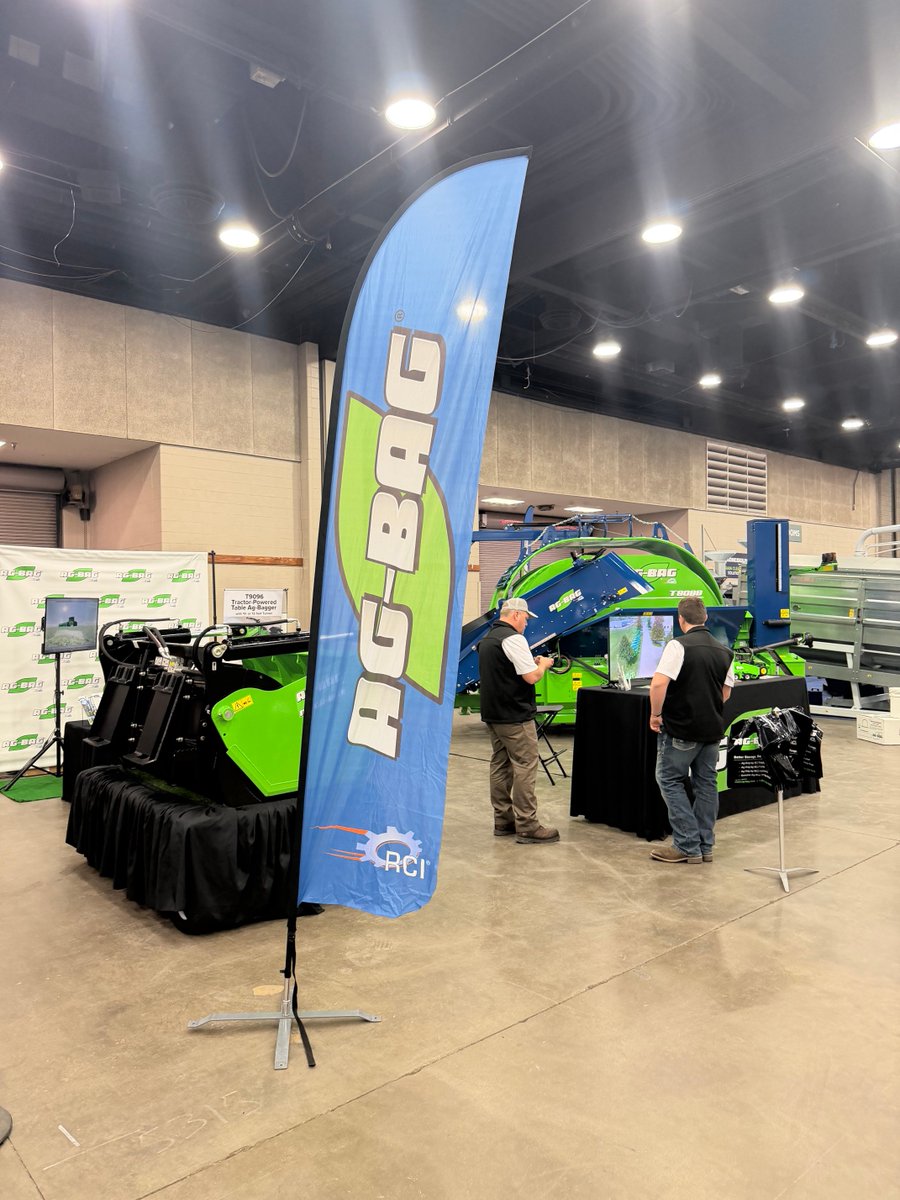 AgBagTaylor's tweet photo. Ag-Bag by RCI is at the NFMS Booth 5315 come check out our VR display showing the new T9096 along the the T8088 Ag-Baggers https://t.co/Bepu6PuZAW