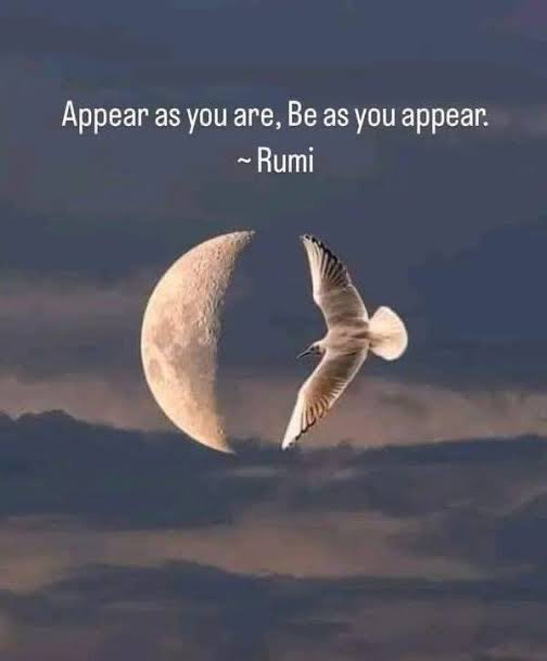 insprepositive's tweet image. Appear as you are 
Be as you appear. 

#wednesdaythought