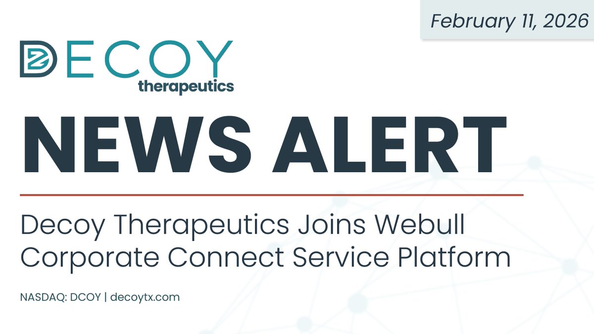 Decoy Therapeutics tweet media