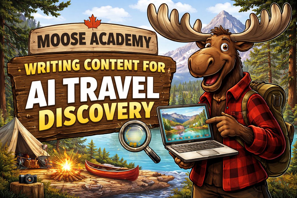 ehCanadaTravel's tweet image. Moose Academy just launched a new course: Writing Content for AI Discovery in Travel Searches—because travel planning no longer starts with a brochure and a prayer.
👉 mooseacademy.ca/courses/writin…

#canadaadventureseeker #onlinetraining #smalltown #businesstraining  #ruraltourism