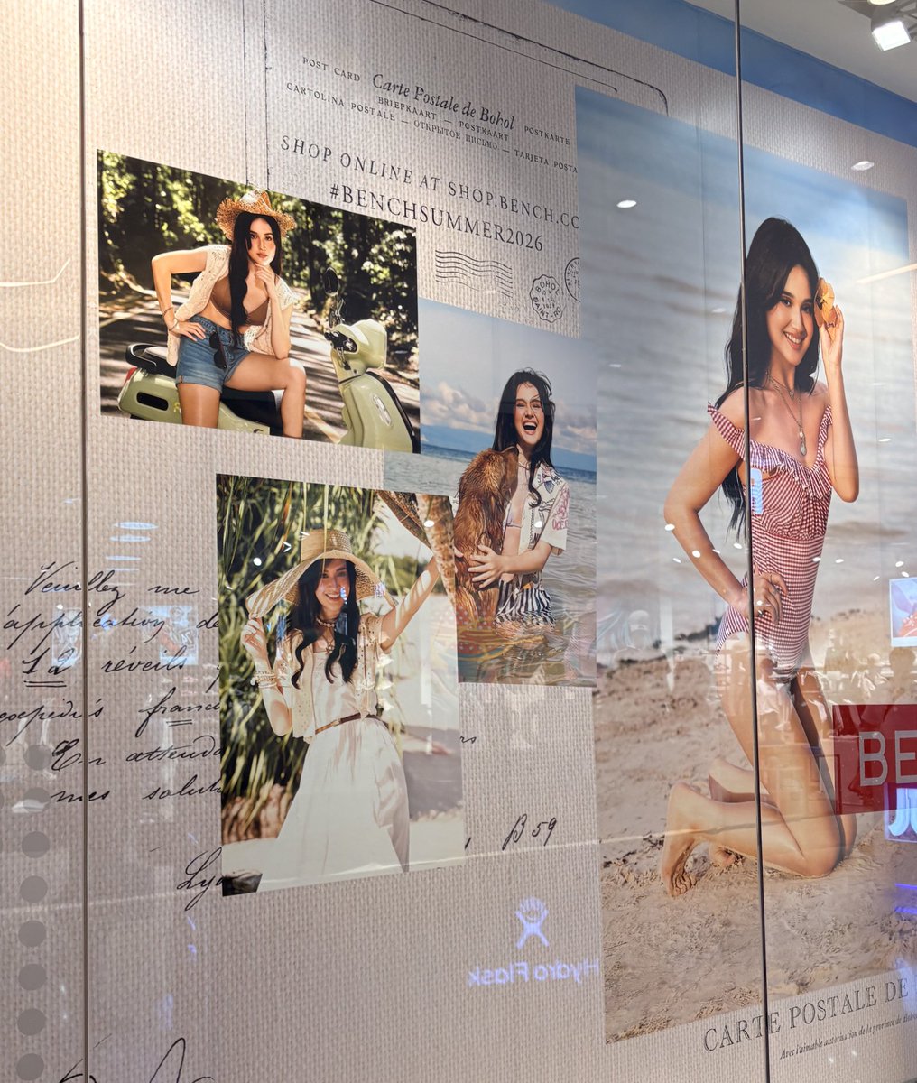 bearyiiiya's tweet image. Look! Postcards from Bohol with @Kbalinger for Bench!! ❤️🔥