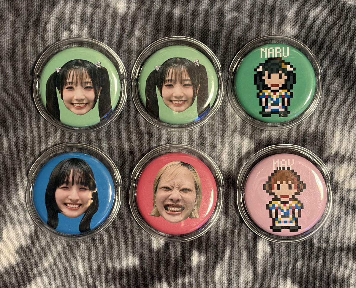 Xで流れてきたBiSHのピンズが缶バッチカバーぴったりサイズって事で