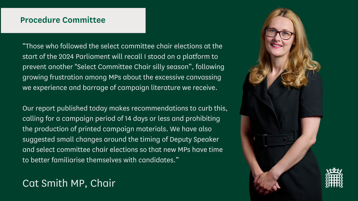 Procedure Committee tweet media