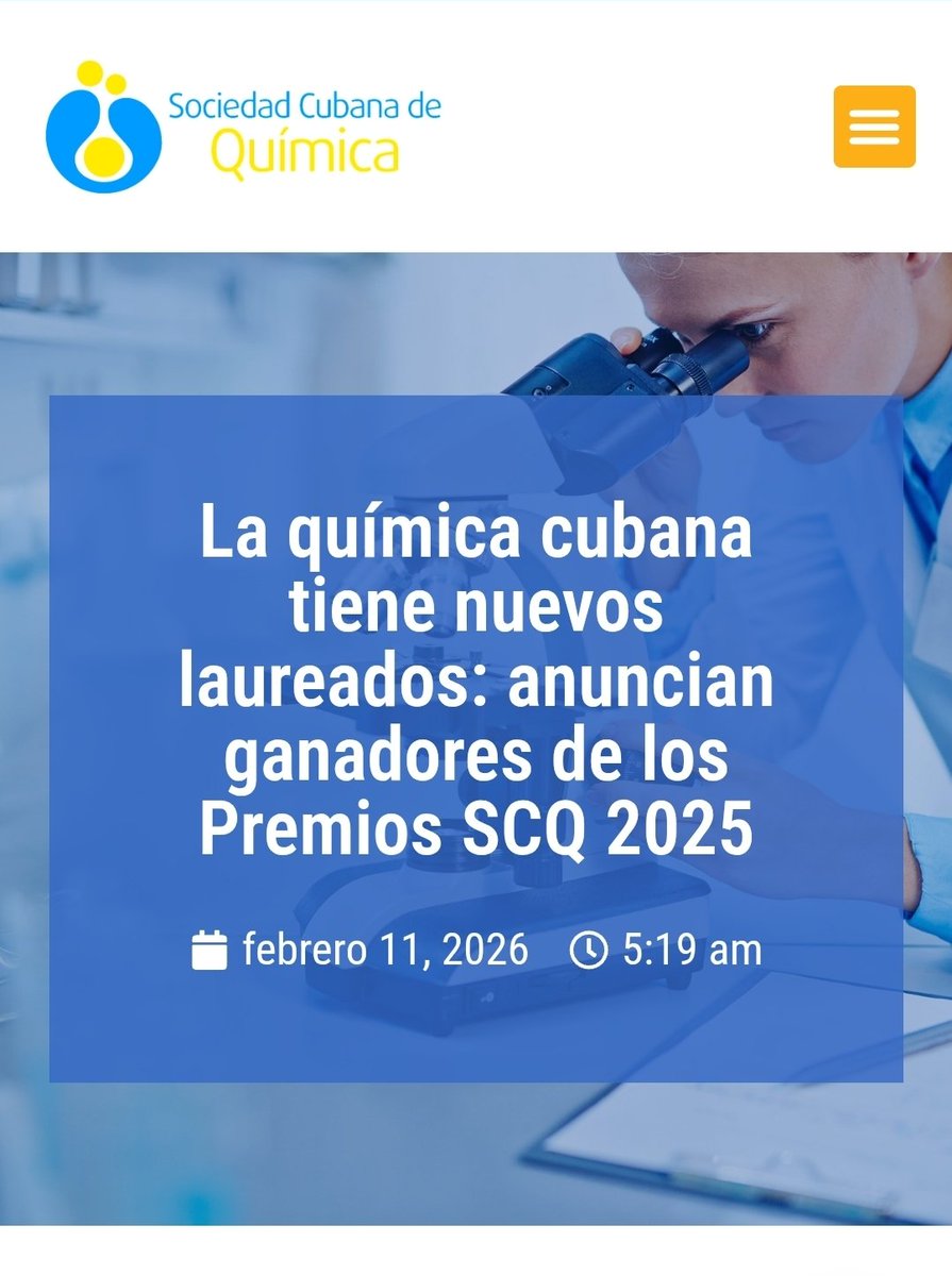Sociedad Cubana de Química tweet media