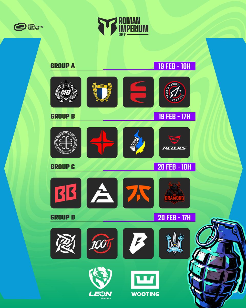 infocsarg's tweet photo. 🚨🇦🇷 BESTIA YA TIENE GRUPO EN @rmnimperiumcup.

Se definieron los grupos en el torneo a disputarse del 19 al 22 de febrero en Portugal 🇵🇹

➡️ @bestia_corp integra el D con: 100 Thieves, NIP y Monte.

Este sería el primer torneo de BESTIA con su nuevo refuerzo, Nacho 🇦🇷 https://t.co/bAW0B1HJ4h