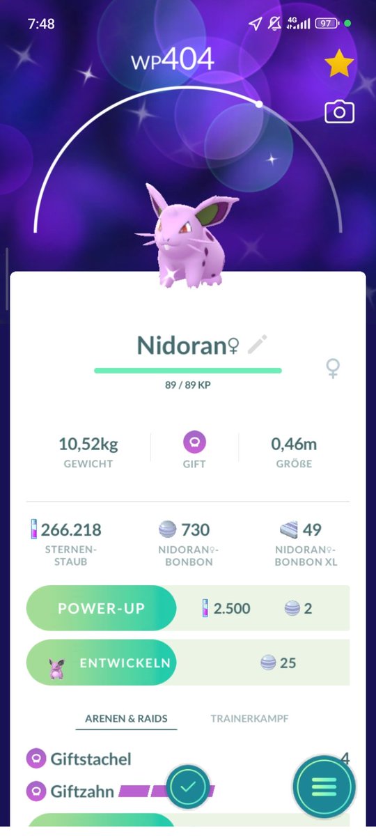 tragosso1988's tweet photo. #shinynidoranw in #PokemonGO #ShinyPokemon @El_Fuegro  @NichtEvo_ @molde89 @Molbi_97 @makkarhunter @xSoeckchen @xMeloenchen https://t.co/fLmtFS4B1t