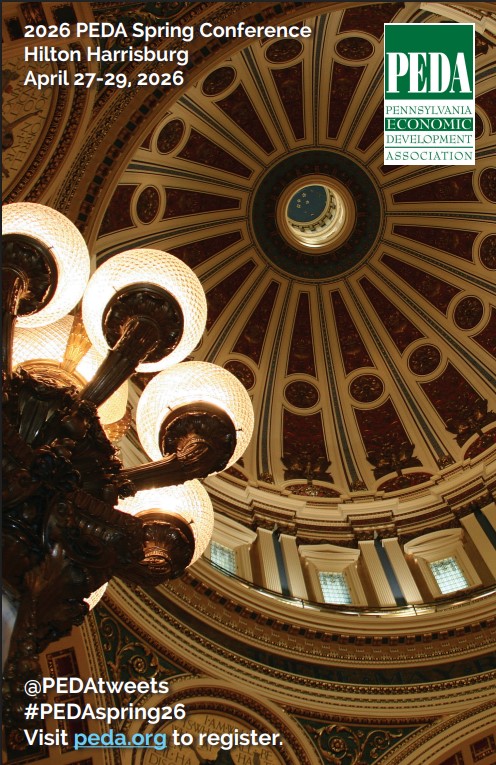 Registration is Now Open for the 2026 PEDA Spring Conference! Learn more at conta.cc/4bxQIa1. #econdev