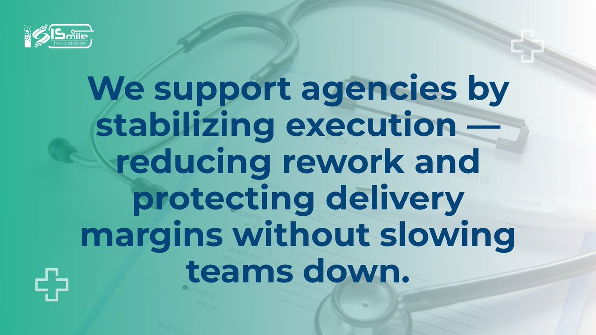 iSmileTechnolo1's tweet photo. How much margin is execution leakage really costing your agency today?

#ISmile #ISmiletechnologies #PharmaMarketing #AgencyLife #executionExcellence #DeliveryOperations #MarginProtection #LaunchManagement https://t.co/ma1DKdICHz