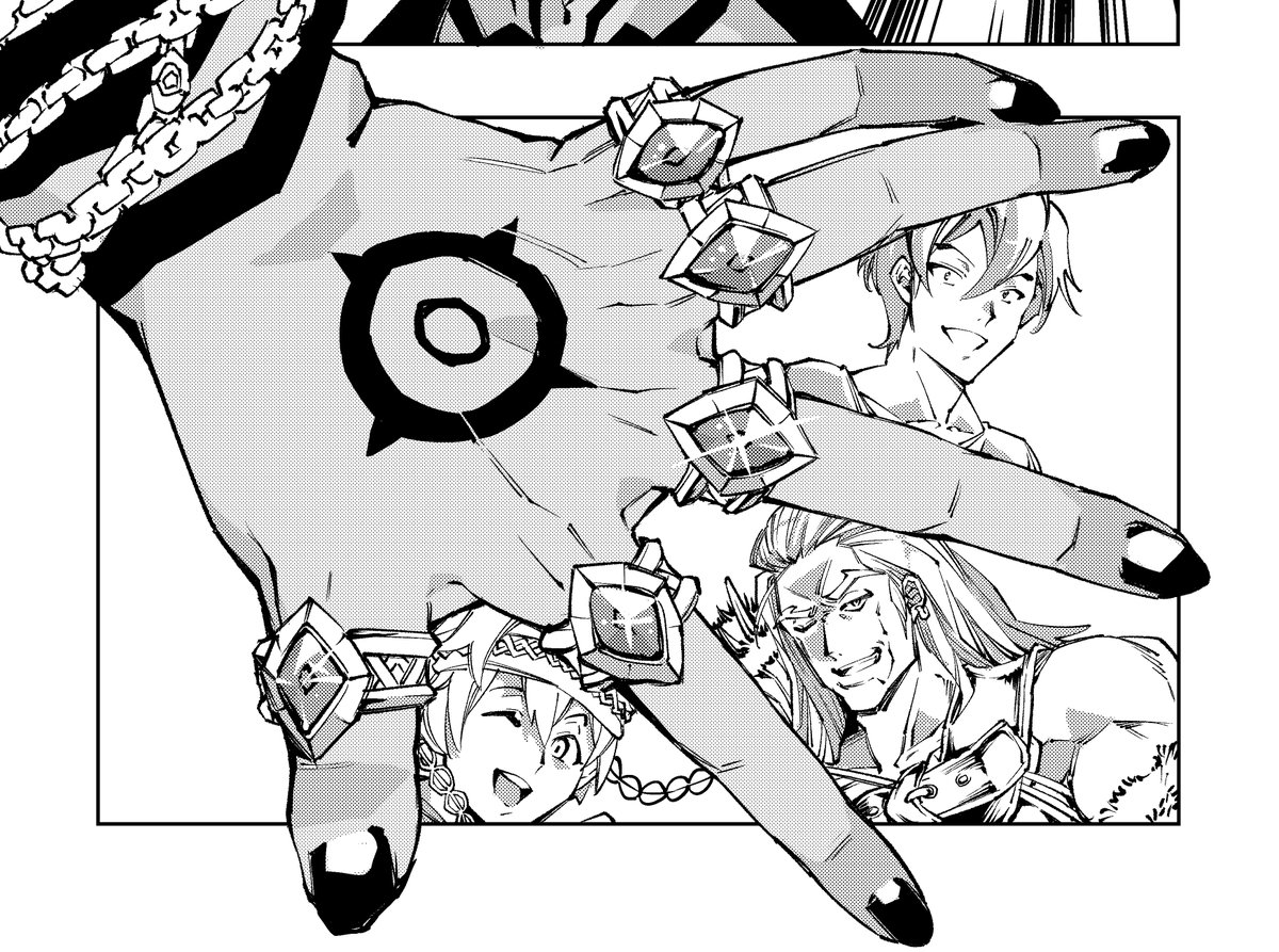 ①主線を描いてトーンを貼って
②主線レイヤーを複製してグレスケにしてガウスぼかしをかけて回想っぽい「モヤ」にして
③トーン化してモノクロにすればどの印刷所でも綺麗に印刷してくれる

カンタン回想演出って奴ッスよ 