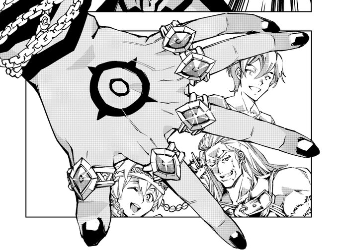 ①主線を描いてトーンを貼って
②主線レイヤーを複製してグレスケにしてガウスぼかしをかけて回想っぽい「モヤ」にして
③トーン化してモノクロにすればどの印刷所でも綺麗に印刷してくれる

カンタン回想演出って奴ッスよ 