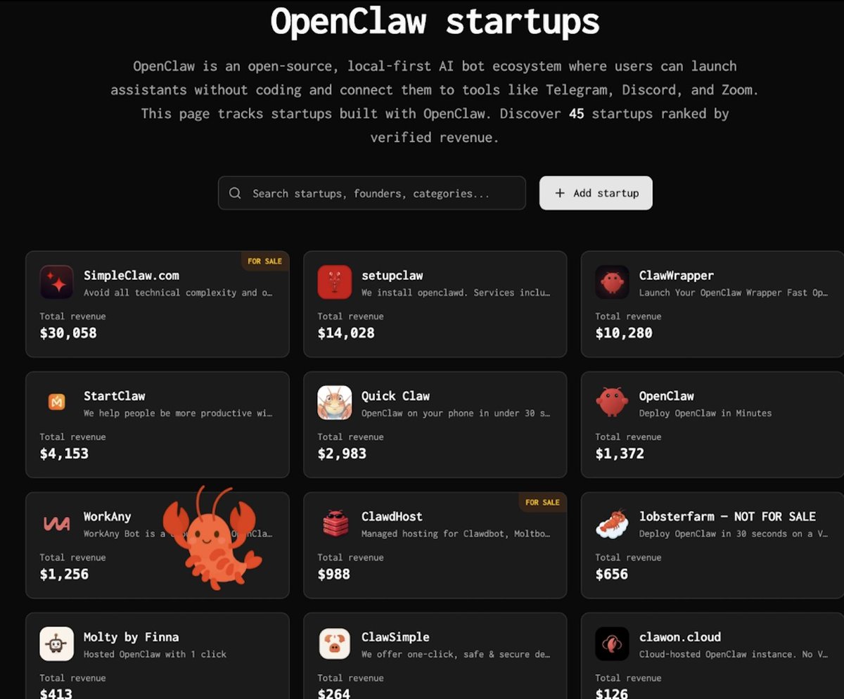 workanyai's tweet photo. Very nice idea. I just added myself to the list.

Thank you @marclou for everything you’re doing for the OpenClaw ecosystem! https://t.co/IeZTLQhwfx