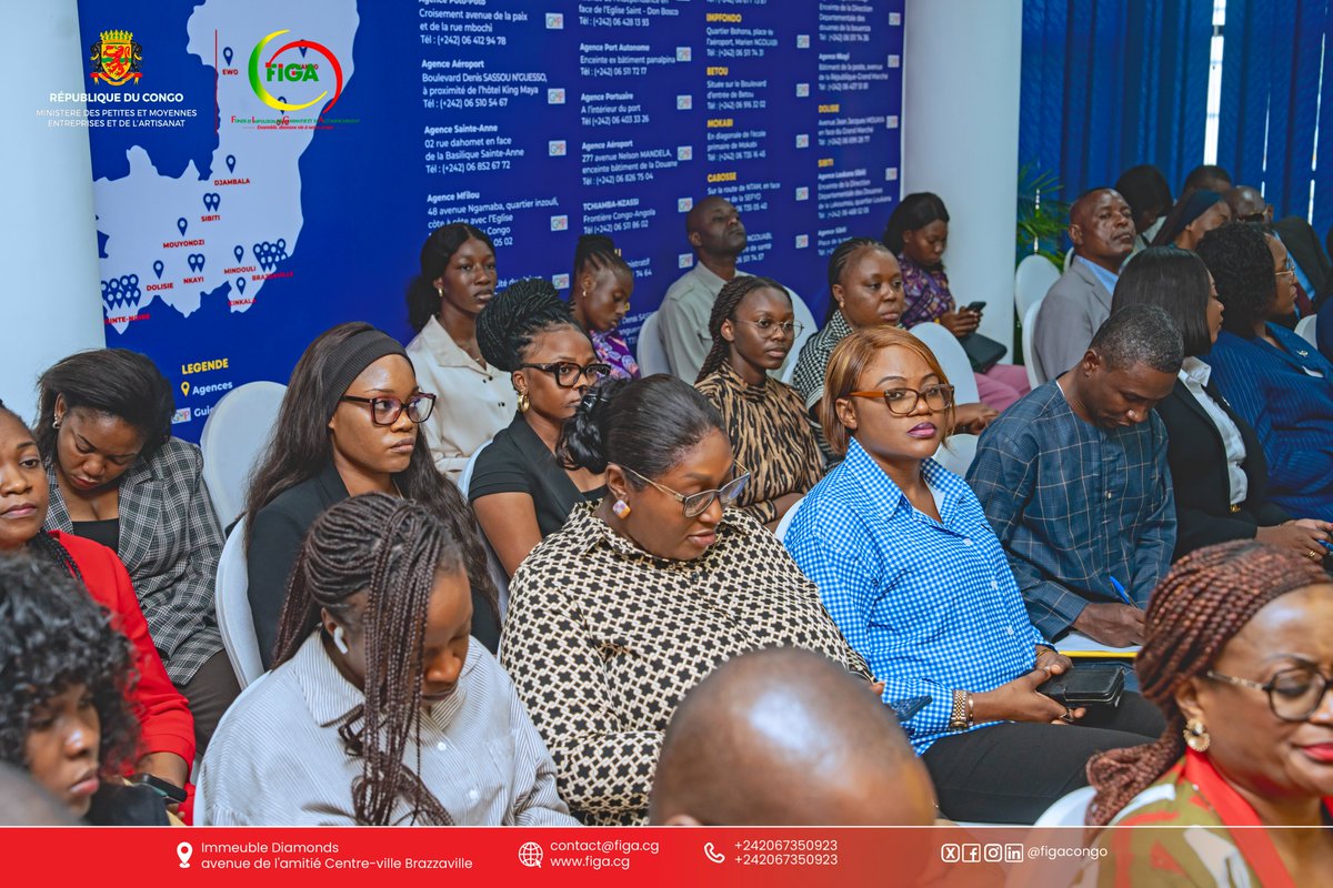 📍 10 février 2026 | Brazzaville

La Banque Postale du Congo a lancé officiellement le programme de crédit Mwasi Telema, en partenariat avec le FIGA.

- Crédit dédié aux femmes entrepreneures
- Garantie FIGA : 80 %
- 1ère cohorte : 7 bénéficiaires

Une solution concrète pour