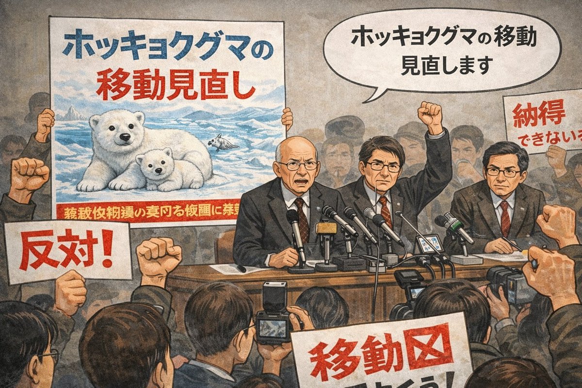 #ズーラシア での #ホッキョクグマ #ゴーゴ 殿🐻‍❄️の事故死に関して、考えたこと🐾
私は、飼育員獣医師動物園関係者じゃないけど、、#日本動物園水族館協会 #JAZA での動物たちの移動を事故防止対策の見直しが出来るまでは、移動は延期すべきだと思う🐾
※ChatGPTで絵を作成
#王子動物園市民サミット