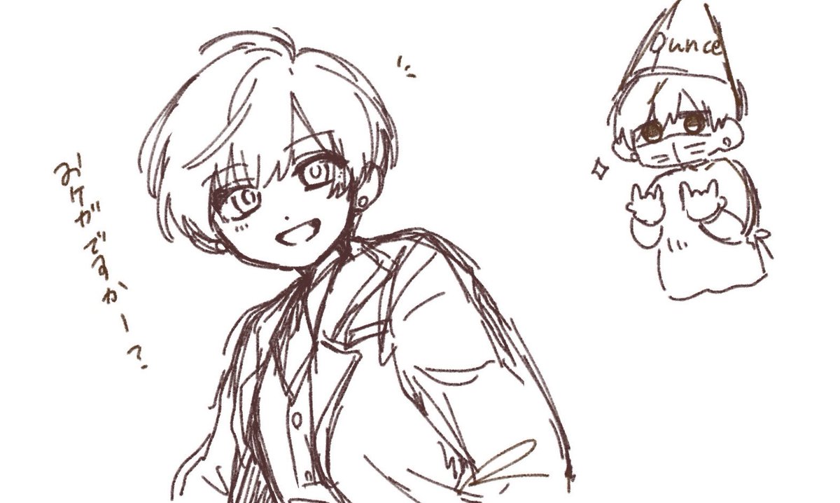 engawa_under's tweet photo. いきょくちょ落書き https://t.co/MqK0Xerz3C