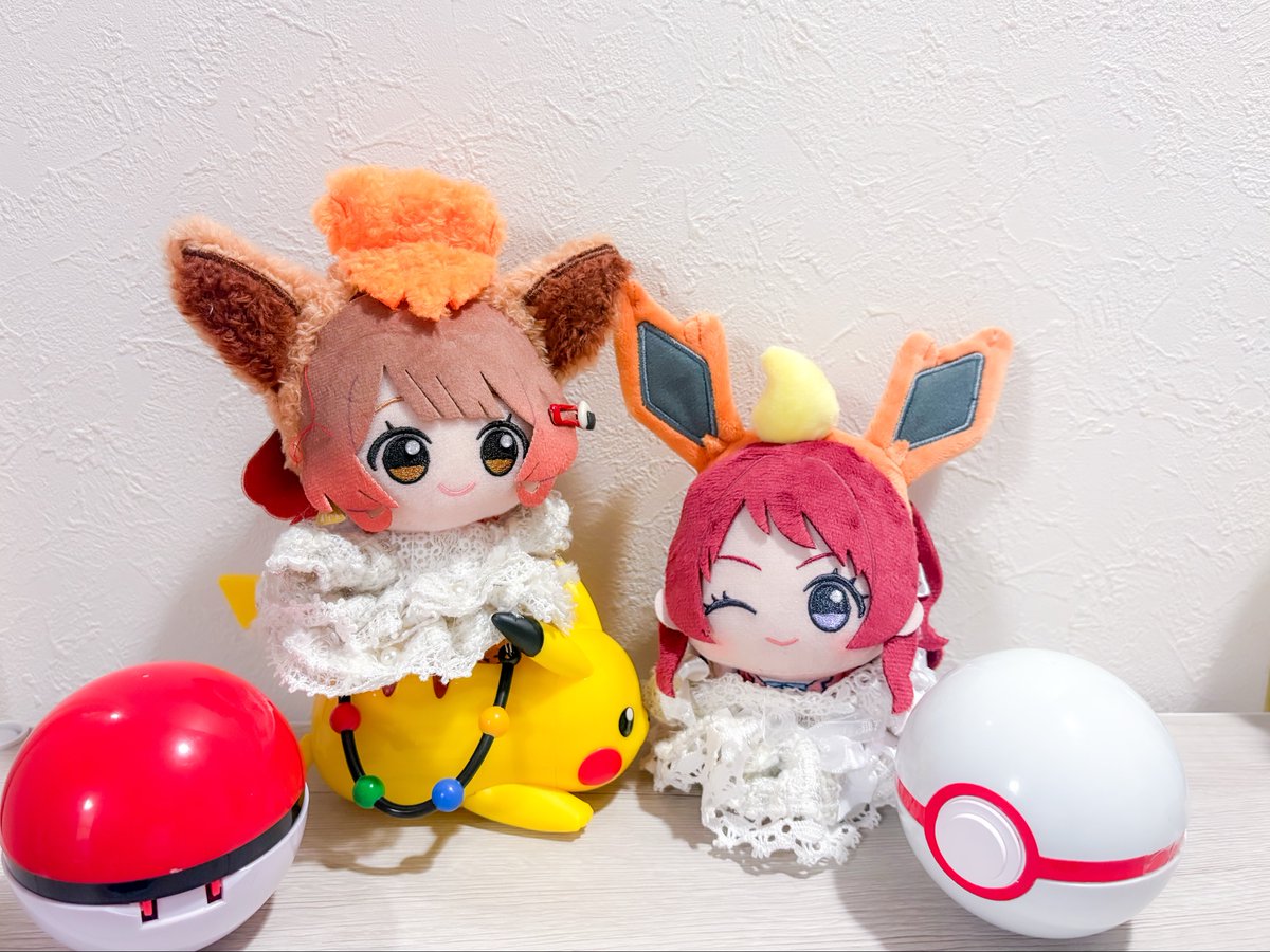 ポケパークのミニカチューシャ、ちびぐるみにぴったり❣️