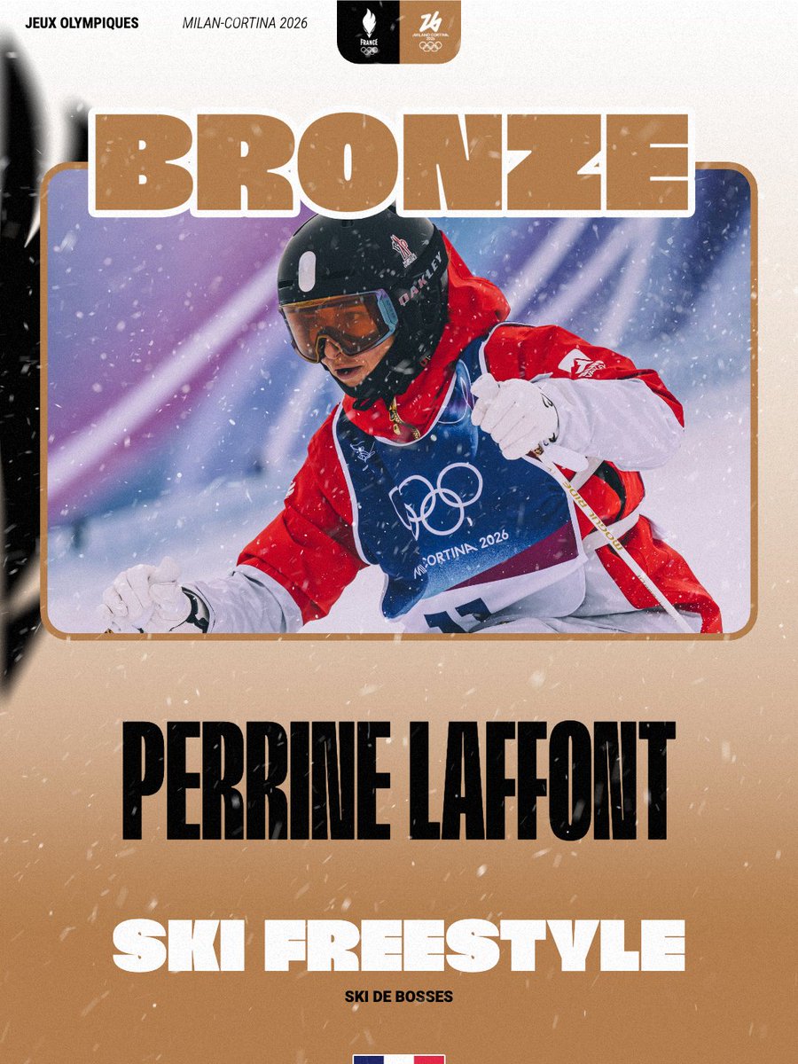 Bravo chère @LaffontPerrine pour cette superbe médaille de bronze, la 1ère pour l’Occitanie durant ces Jeux ! 🥉
Quelle fierté de te voir, une fois encore, au rendez-vous sur la scène olympique.
Ta constance, ton travail et ton exigence dans le sport de haut niveau forcent le