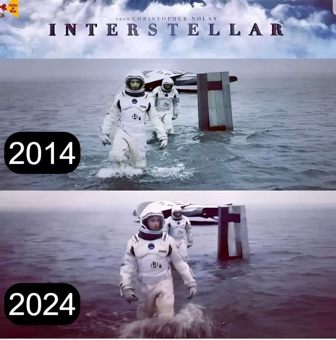 10 years passed and he only took 3 steps.