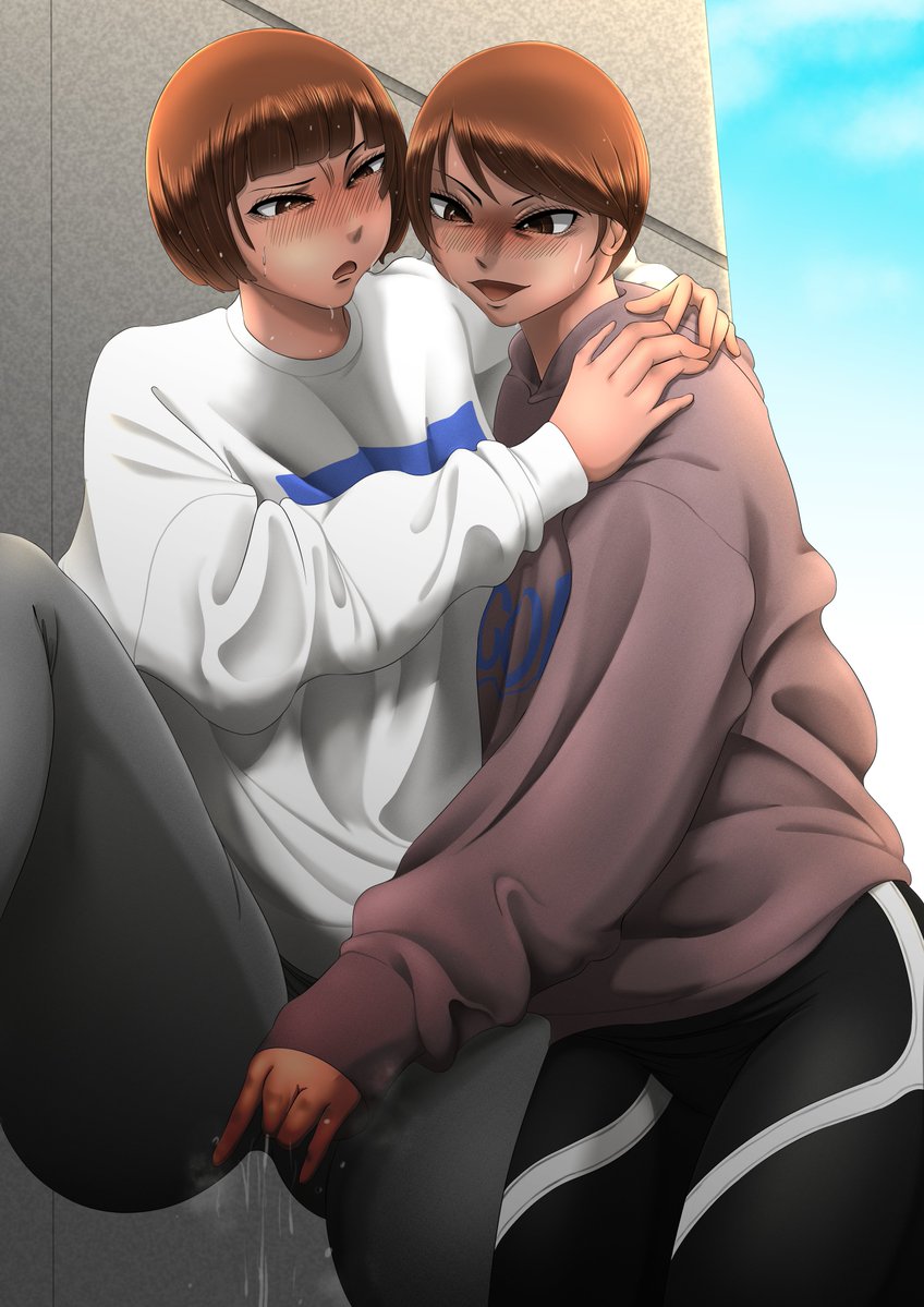 今年来る(?)とか言われてるアスレジャーでレズセ過去絵 