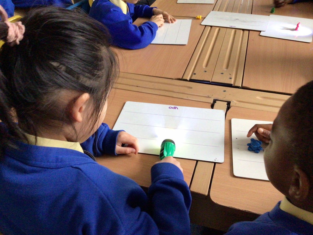 StMaryB17's tweet photo. #science #yr3 Had a wonderful time exploring what happens when an object blocks light. We explored what would happen as the light moves close and further away from the object. https://t.co/OBoaEYisO4