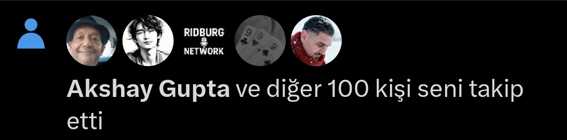 Geri takip yazanlar birbirini takip etsin