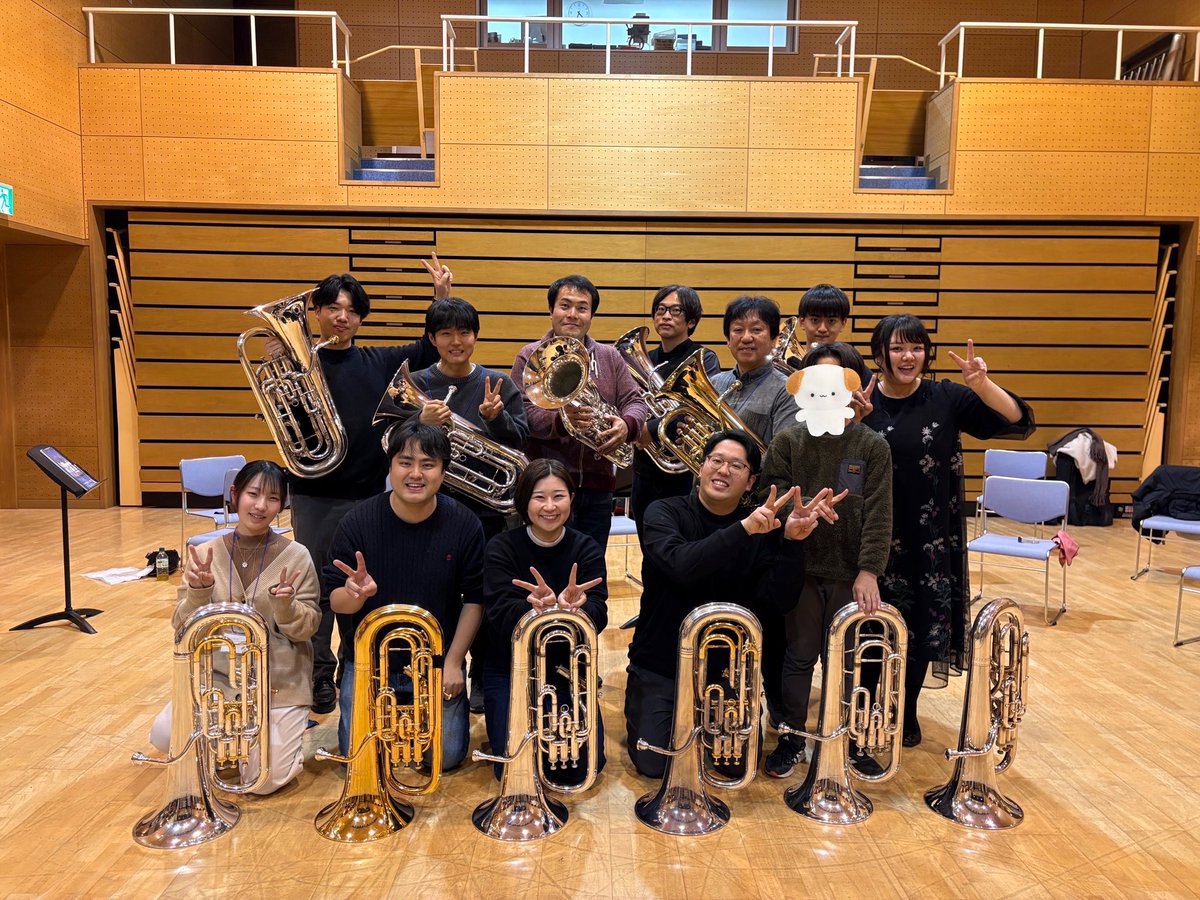 #狛狼座 Euphonium Day Vol.5
ご参加くださった皆さま、ありがとうございました🐕‼️
基礎講座、個人レッスン、ランチ会、そして最後は全員で大合奏✨✨
年齢も経験も関係なく、皆さんと「ユーフォが好き！」という気持ちでつながれるこの時間が、私たちにとっても特別です🙌
また次回もお楽しみに🐶