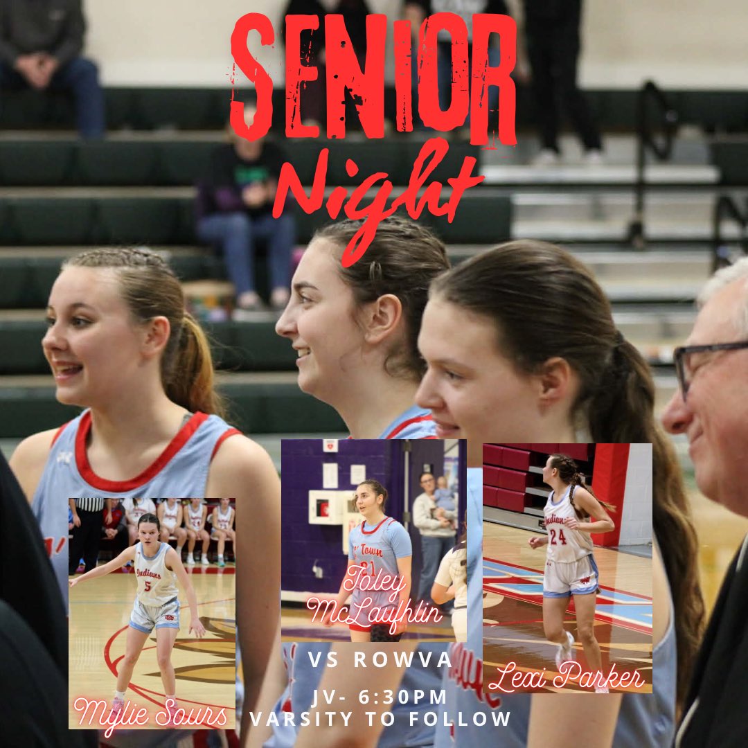 jonescasey3's tweet photo. Senior night! Lady Indians take on ROWVA tonight @CentralILSports @ChrisDuerr @voice0354 https://t.co/8mN9S6WrCW