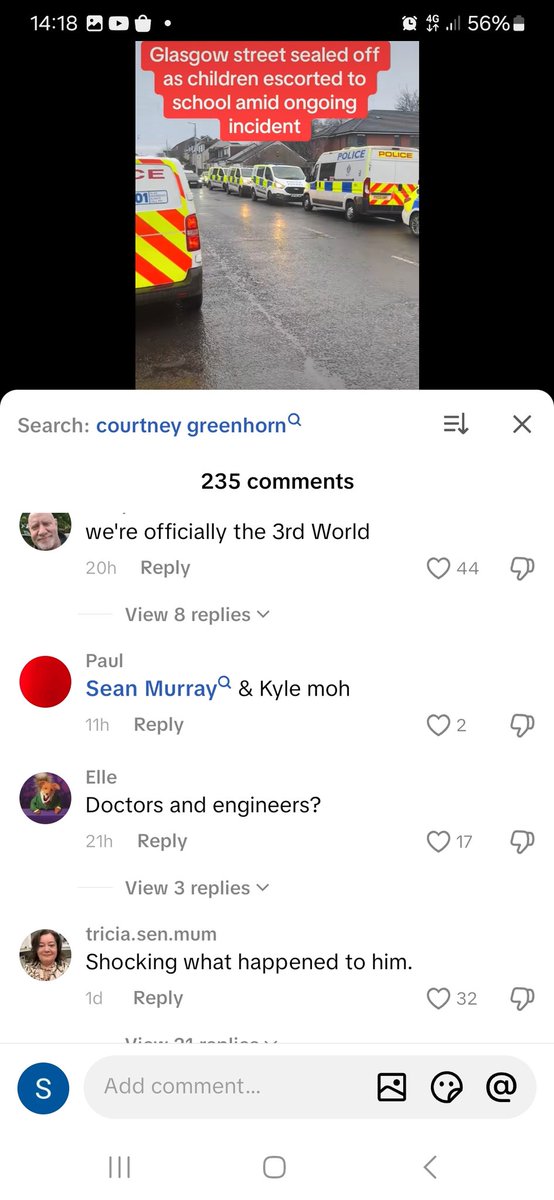 scottishslander's tweet photo. Grandad murdered in Tollcross, Glasgow yesterday morning. People casually naming the two that done it long before the screws have worked it out #UselessCunts https://t.co/aObLUEJs9H