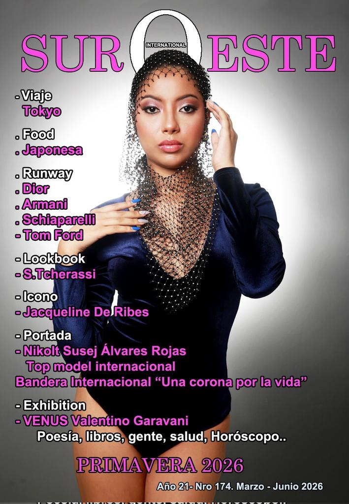 COMING SOON 
El 21 de marzo llega SUROESTE PRIMAVERA 2026
 con la Top Model NIKOLT SUJEJ ÁLVAREZ ROJAS Bandera Internacional Una Corona por la vida