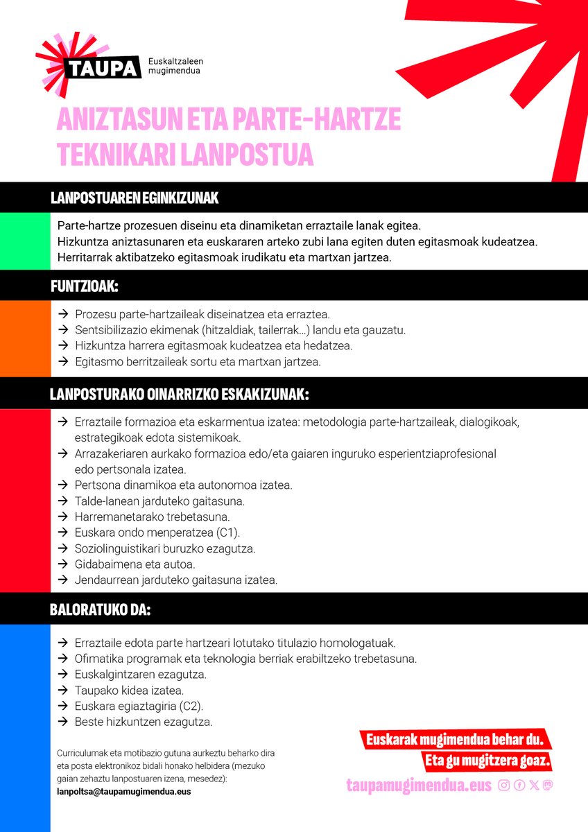 Taupa euskaltzaleen mugimendua tweet media