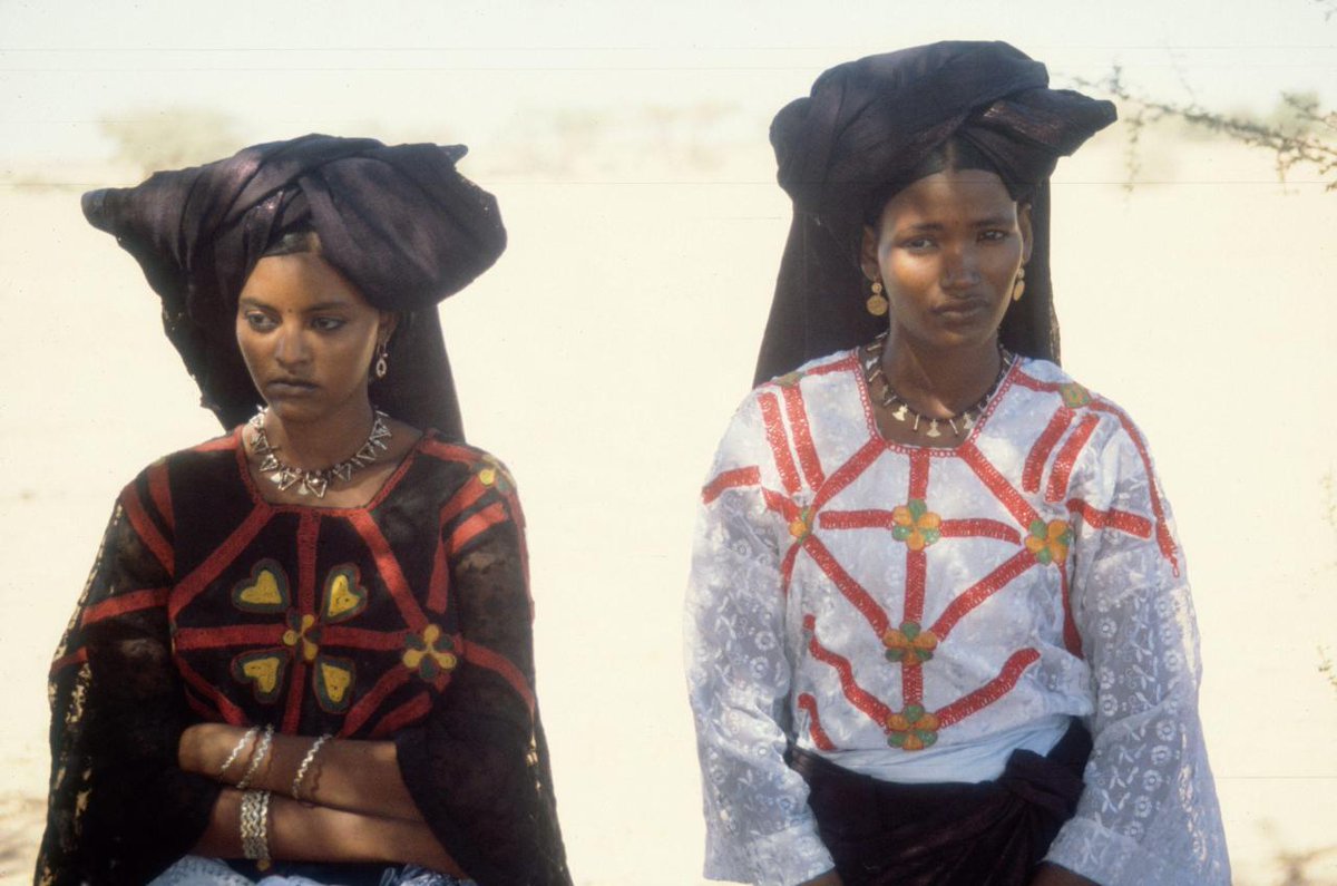 Two women at a Tuareg wedding, 1988