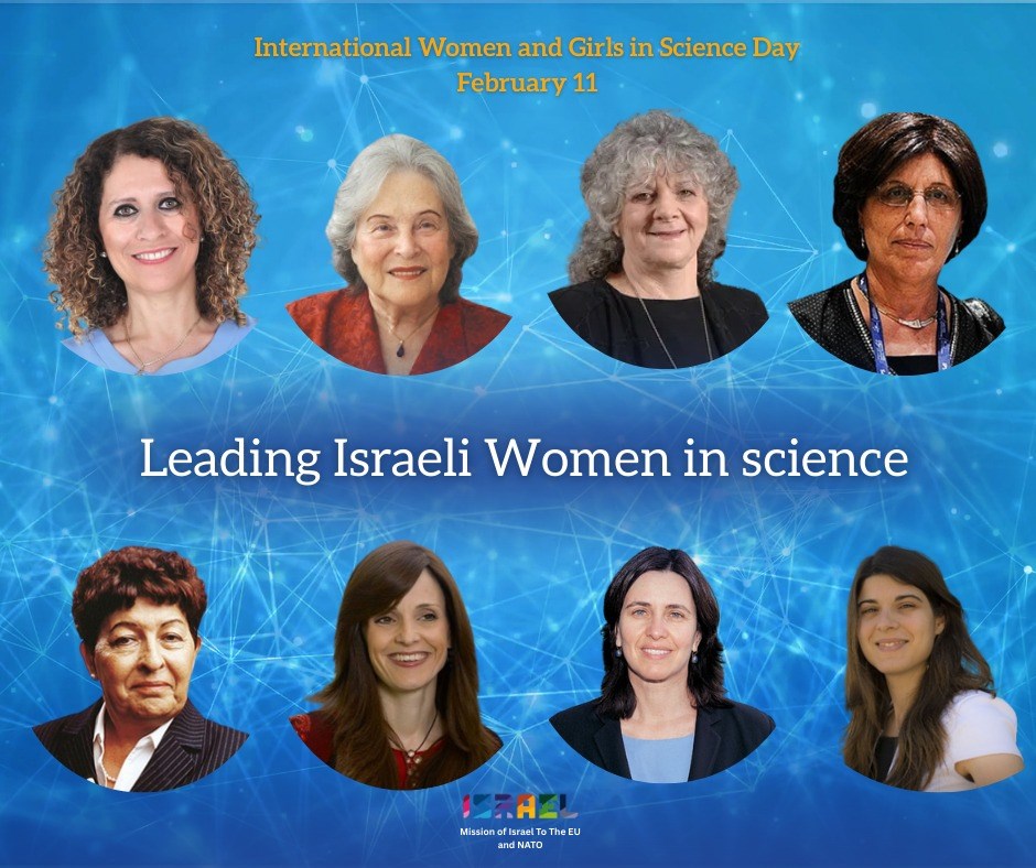 Today, on the International Day of Women and Girls in #Science, we are proud to highlight eight outstanding Israeli women whose work is advancing science and improving lives worldwide. 🇮🇱

They represent the strength, diversity, and excellence of Israeli society and are just a